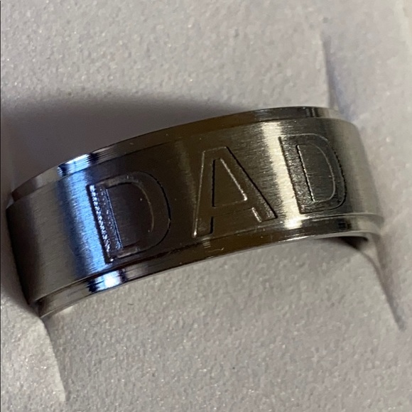 Other - Stainless steel dad ring, I love you dad 9.5